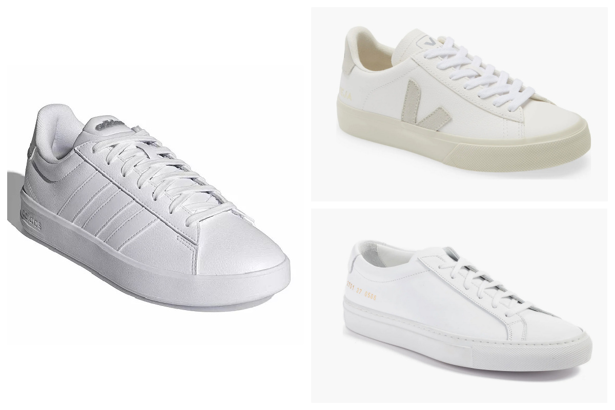 Good Better Best White Sneakers at all budgets
